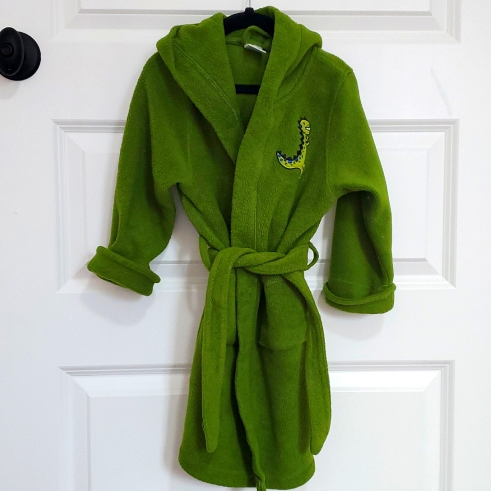 The Children's Place Green Hooded Dinosaur Robe